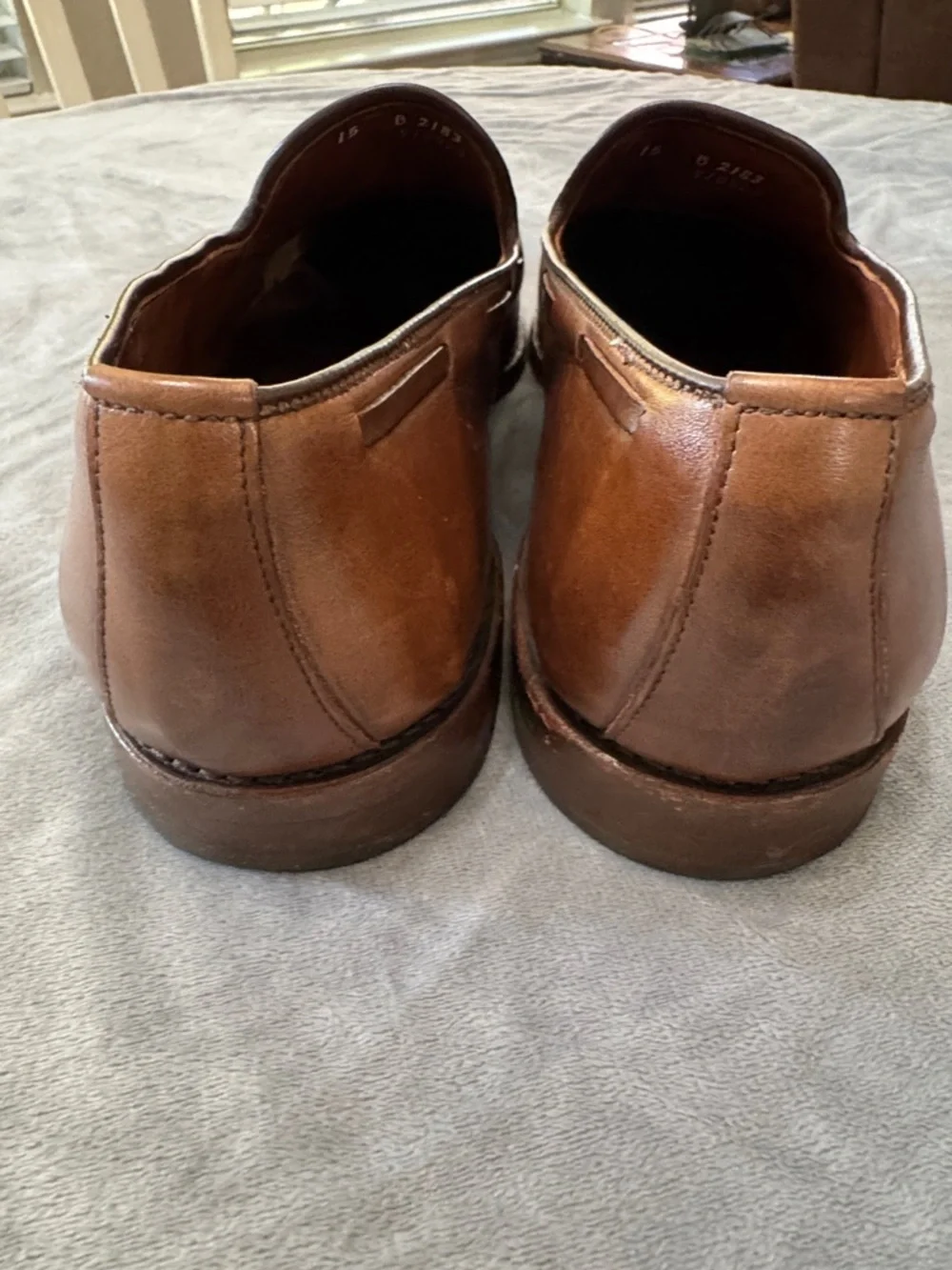 Allen Edmonds Chestnut Leather Tassel Loafers